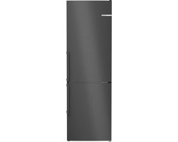 Bosch KGN36VXCT - Serie 4 - Vrijstaande koel-vriescombinatie - Zwart - Total No Frost; Nooit meer ontdooien - Zeer stil - VitaFresh - Energielabel C - VitaFresh XXL 0°C: houd etenswaren langer vers met extra ruime vershoudlades