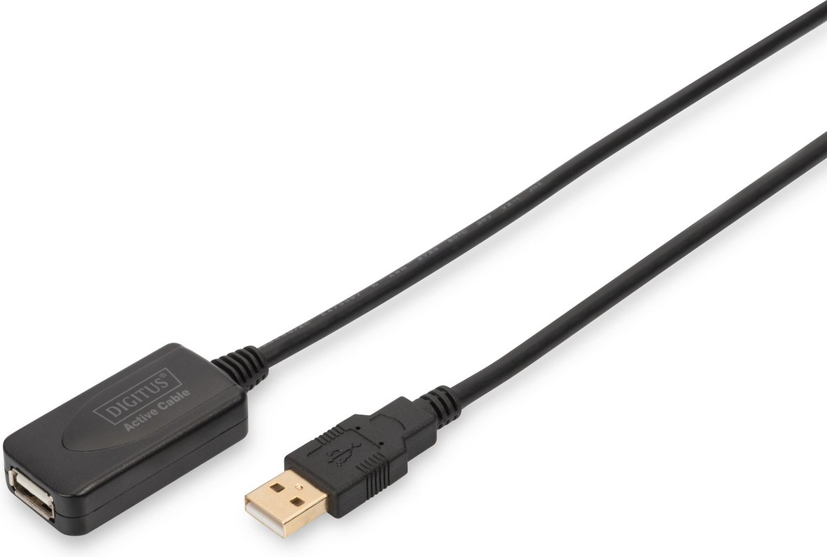 Digitus USB 2.0 A Male naar USB 2.0 A Female - 5 m