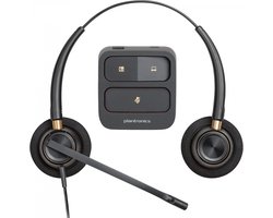 POLY EncorePro 520 Binaural Headset +Quick Disconnect Bedraad Hoofdband Oproepen/muziek Zwart