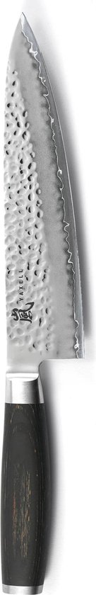 Couteau de chef Yaxell Taishi 20 cm - Artisanat japonais ultime et bois de hêtre Pakka Zwart - Approuvé par la FDA