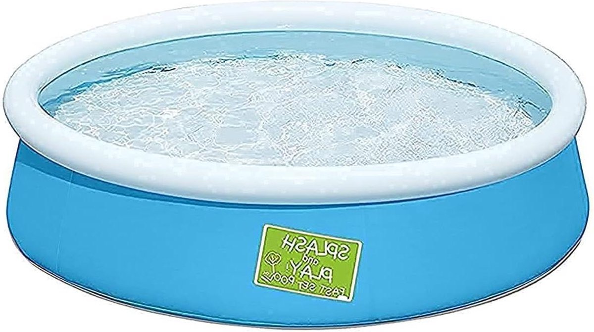 Kids Fast Set Paddling Pool - 5ft x 15in - My First Swimming Pool Blue