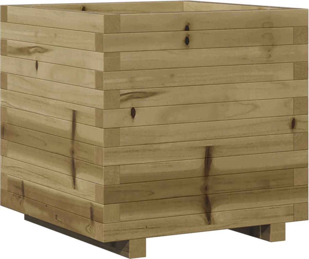 VidaXL Plantenbak 50x50x49 5 cm geïmpregneerd grenenhout