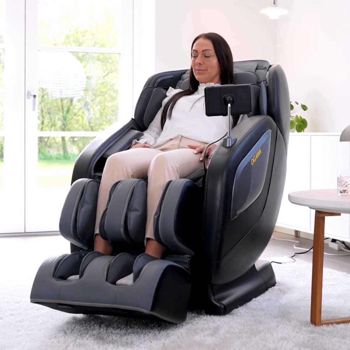 Bol.com Massagestoel Ogawa Sonic-X 2D - Grey aanbieding