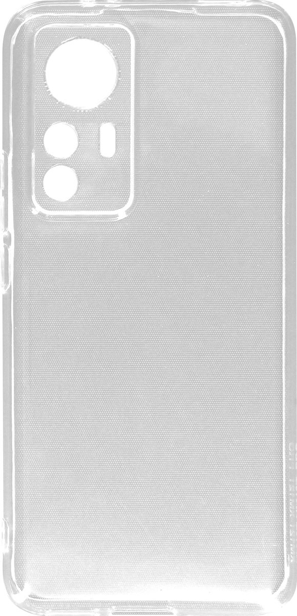 Hoes Geschikt voor Xiaomi 12T en 12T Pro Stevige, Dunne, Gel Siliconen – Transparant