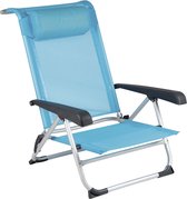 Bol.com Bo-Camp - Strandstoel - Saint-Tropez - Blauw aanbieding