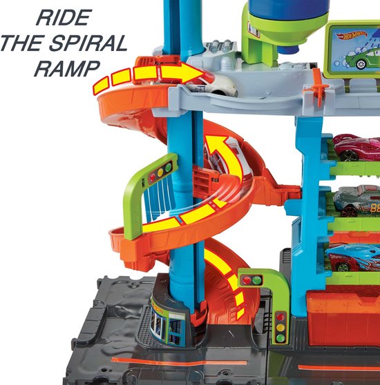 Hot Wheels City Mega Tower Car Wash bol