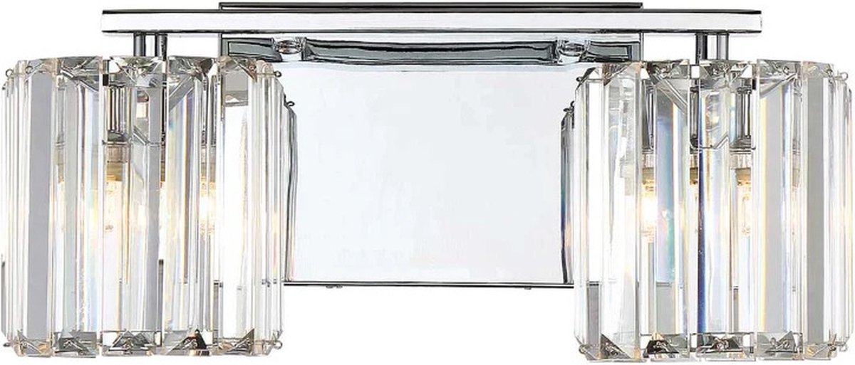 Quoizel LED Badkamerarmatuur Divine | 3W 3000K 300Lm 830 | IP44 | Polished Chrome