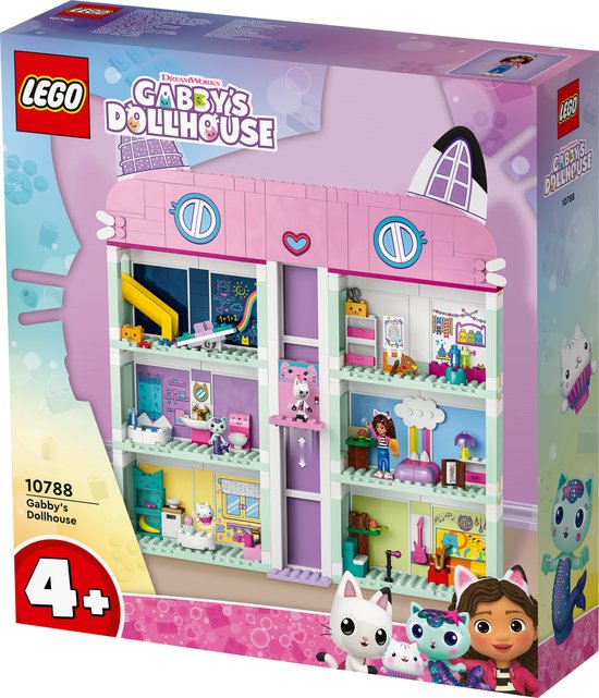 LEGO Gabby's poppenhuis Gabby's poppenhuis Speelgoed Speelgoed met 4 Minifiguren en Accessoires voor Kinderen 4+ - 10788