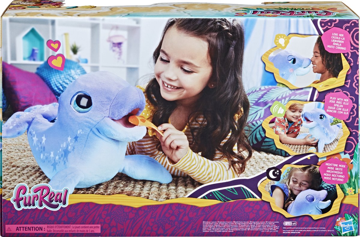 FurReal: Dimples mijn Speelse Dolfijn - Interactieve Knuffel — afbeelding 9