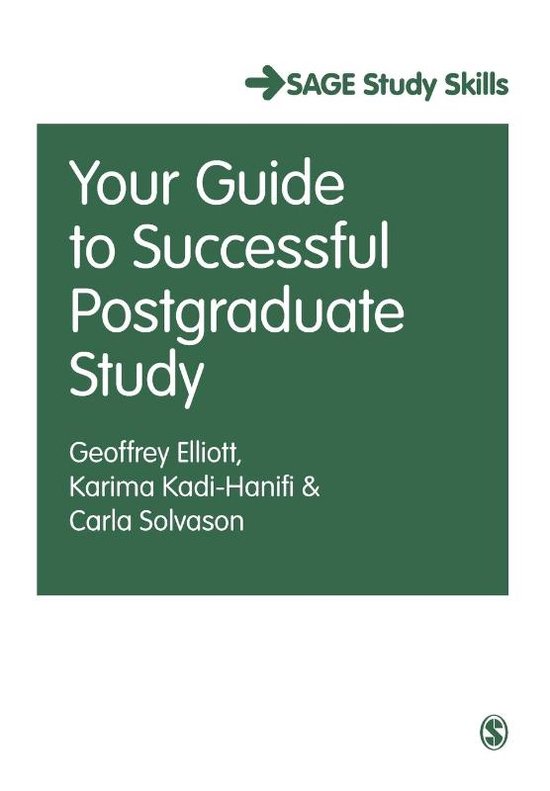 Your Guide to Successful Postgraduate Study - cover