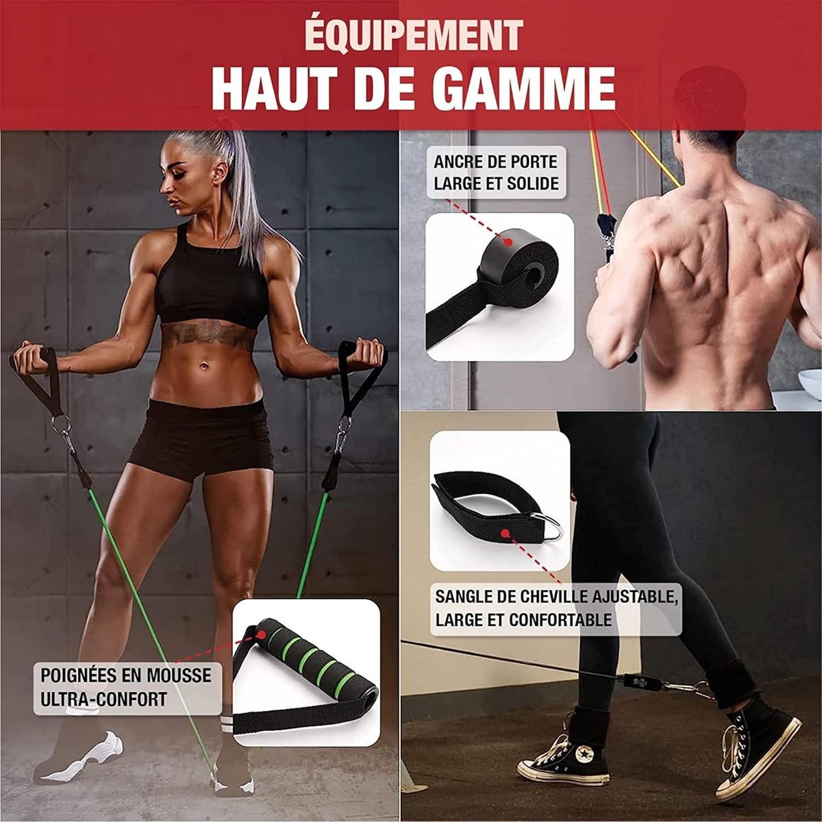 FitResist™ - Bandes élastiques d'entrainement - Endurix Athletic Gear FitResist™ - Bandes élastiques d'entrainement - Endurix Athletic Gear