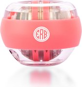Entraîneur de main ®ERB Trainerball rose avec démarrage automatique et LED - Entraîneur d'avant-bras - Entraîneur de poignet - Spinner - Incl. Bracelet et manuel - power - ball