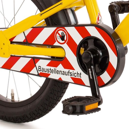 Bachtenkirch kinderfiets Truck, 14 inch, geel en zwart van BAC — afbeelding 3