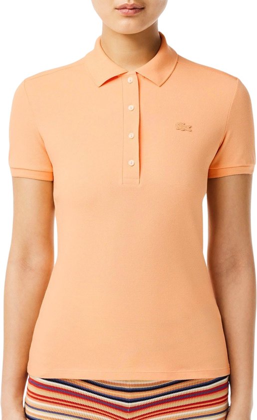 Lacoste Piqué Stretch Poloshirt Vrouwen - Maat XL (42)