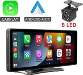 Autoradio - Carplay Dongle - 10.26 Inch Multimedia Scherm - Apple & Android - Draadloos - Wifi Video Speler - Met Camera