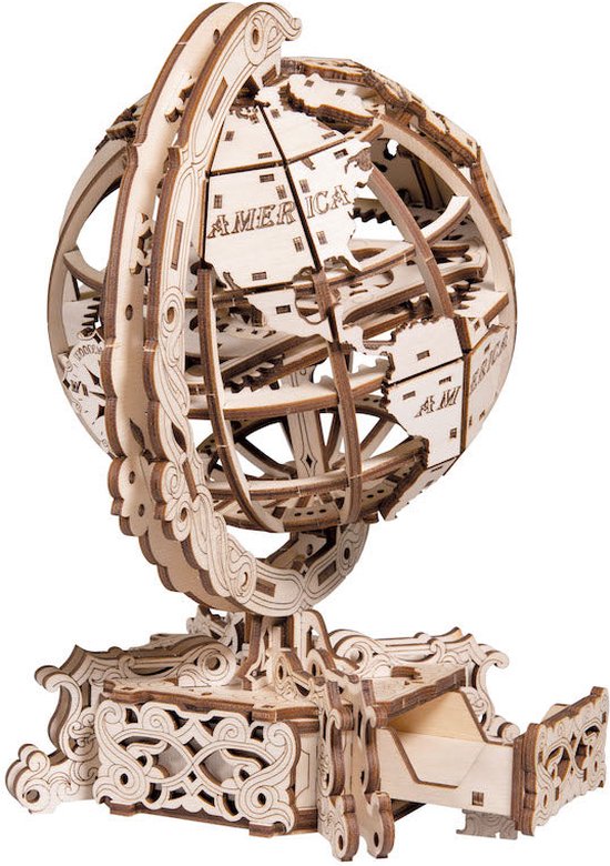 WOODEN.CITY World Globe Puzzle 3D 321 pièce(s) Sphérique