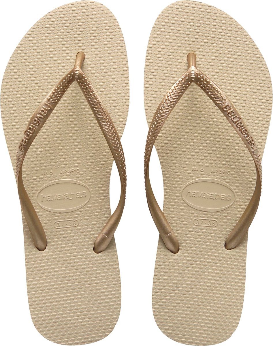 Havaianas Slim Slippers - Zand - Geel - Goud