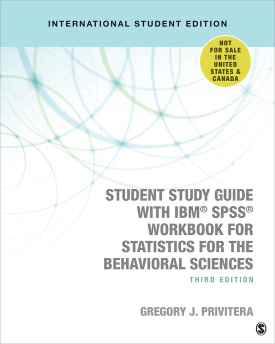 Student Study Guide With IBM® SPSS® Workbook for Statistic ... - cover