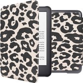 iMoshion Ereader Cover / Hoesje Geschikt voor Amazon Kindle (2022) 11th gen - iMoshion Design Sleepcover Bookcase zonder stand - / Leopard