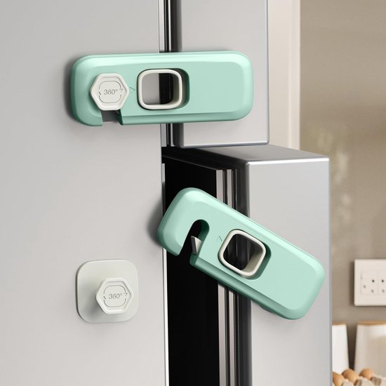 Allecto plus - Veilige koelkastsloten 6-pack voor keukenkastlade - Geen