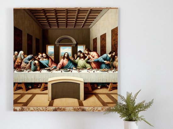 Het laatste avondmaal | Leonardo da Vinci | Kunstafdruk