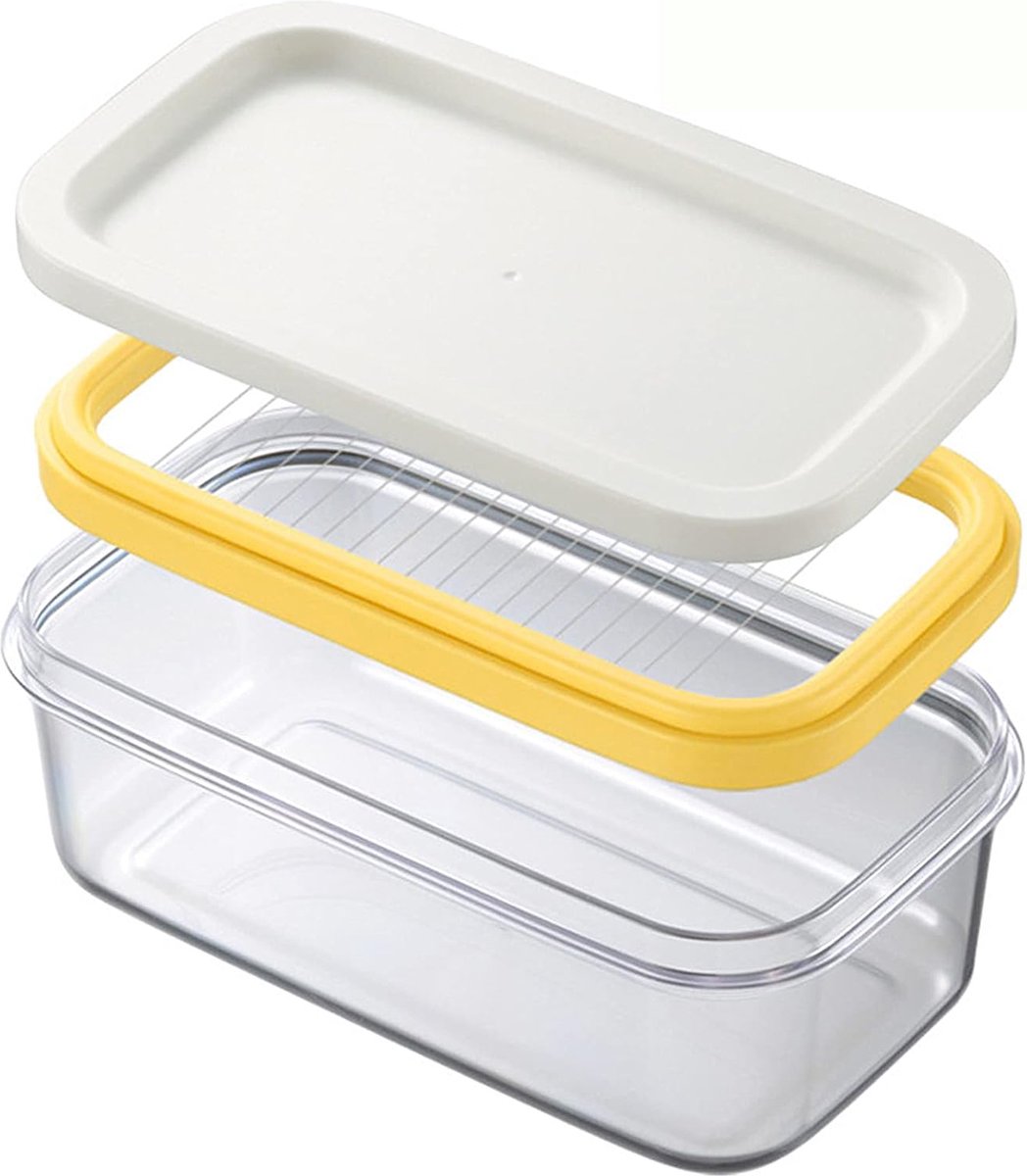 Botervloot boterverdeler, plastic boterschotel, botersnijder