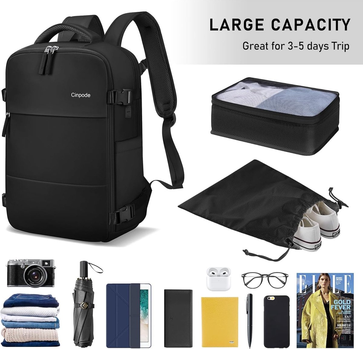 Laptop Rugzak 15.6 Inch 20 Liter - Dames / Backpack / Carrier