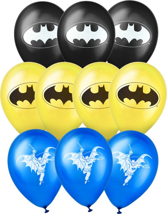 Vegaoo - 10 Batman latex ballonnen 25x32cm