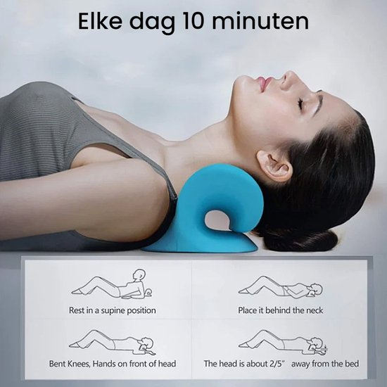 Ehomfory nekkussen hoofdkussen memory foam kussen neksteunkussen, ergonomisch zijslaapkussen voor zij-, rug- & buikslapers, 69x37x9/12 cm