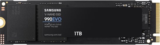 Samsung 990 Evo - Interne SSD - PCIe 4.0 - NVMe 2.0 - 1 TB