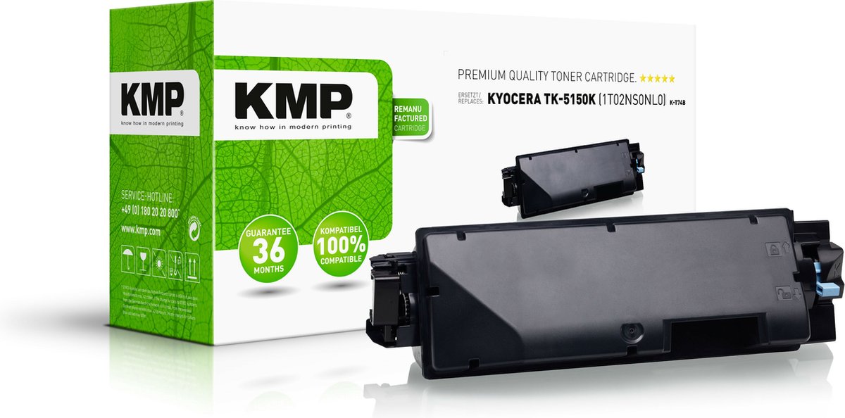 KMP K-T74B Zwart 1 stuk(s)