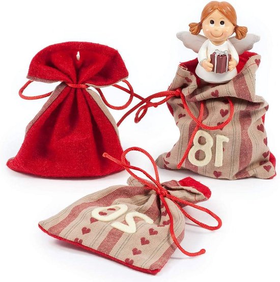 Adventkalender hout led kunststof eigen merk - kantoorartikelen kopen? | Korting tot 59