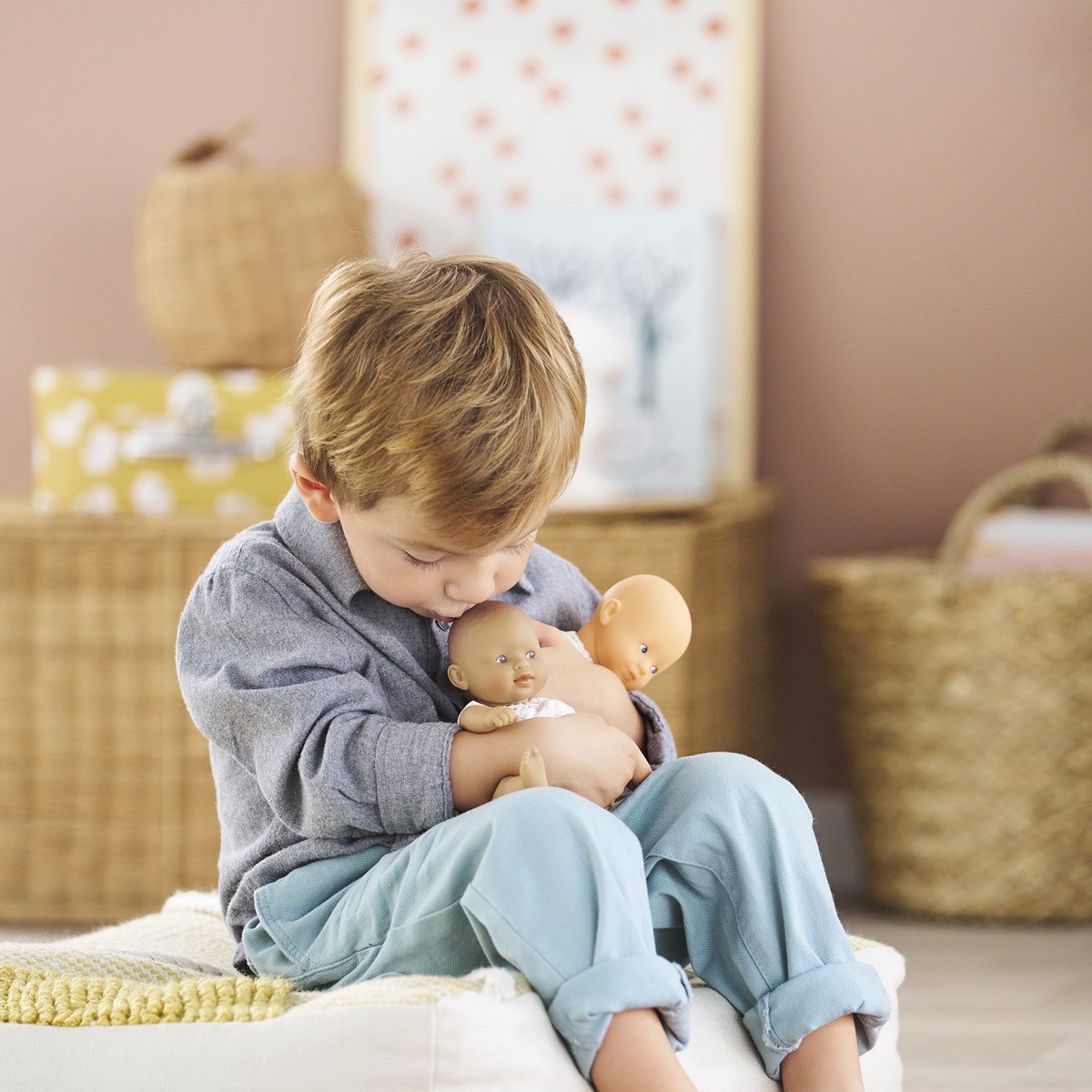 Corolle babypop Mini Calin konijn bruine ogen 20cm - pop voor kinderen. — cadeau in Spellen & Speelgoed - foto 2