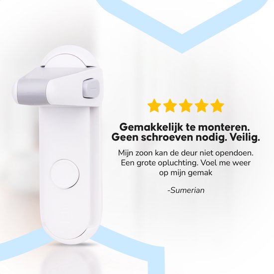 Wit en grijs Heimdall deurslot. Vijf sterren review "Gemakkelijk te monteren."