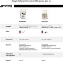 Vergelijking van Smeg koffieapparaten: espressomachine en filterkoffiemachine in crème.