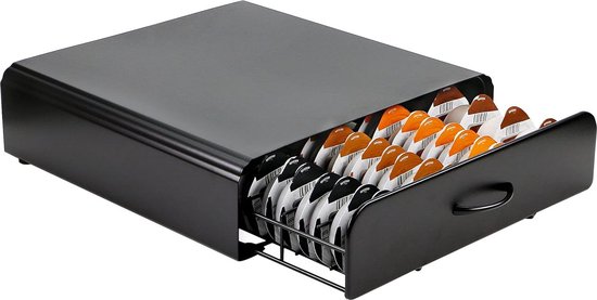 Plateau à capsules de Café compatible avec Tassimo - Capacité de stockage 64 dosettes - Support machine pour capsules de Café - Support Rack (Tassimo 64 pièces)