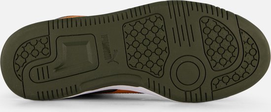 PUMA Puma Rebound V6 Mid WTR Jr Baskets pour femmes unisexes - Olive foncé-Sirop d'érable - PUMA Olive - Taille 38