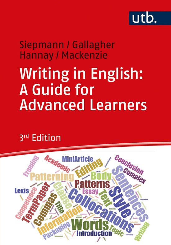 Writing in English: A Guide for Advanced Learners - cover