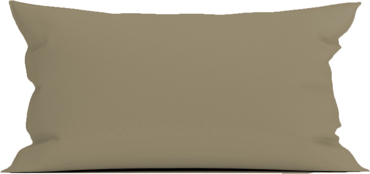 Yellow Kussensloop Percale - Kussenhoes van 40x80 cm - 1 stuk - 100% Katoen-Perkal - Natural