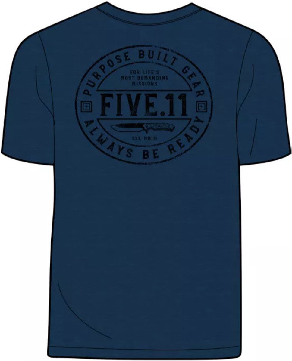 41280ADI 5.11 Tactical Camp Knife SS Tee