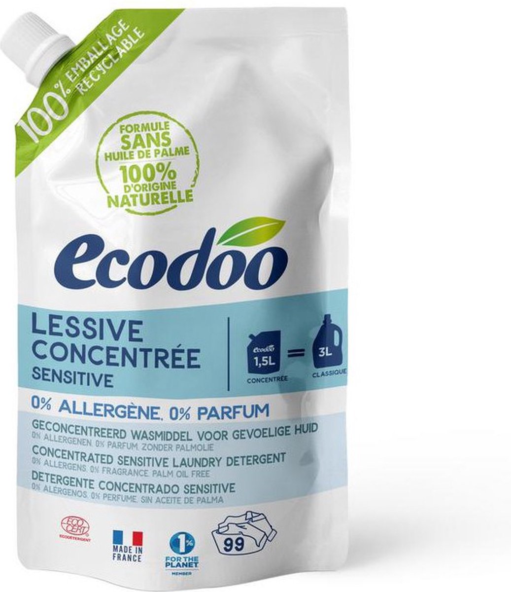 Goedkoopste Ecodoo Wasmiddel vloeibaar sensitive 1500 ml