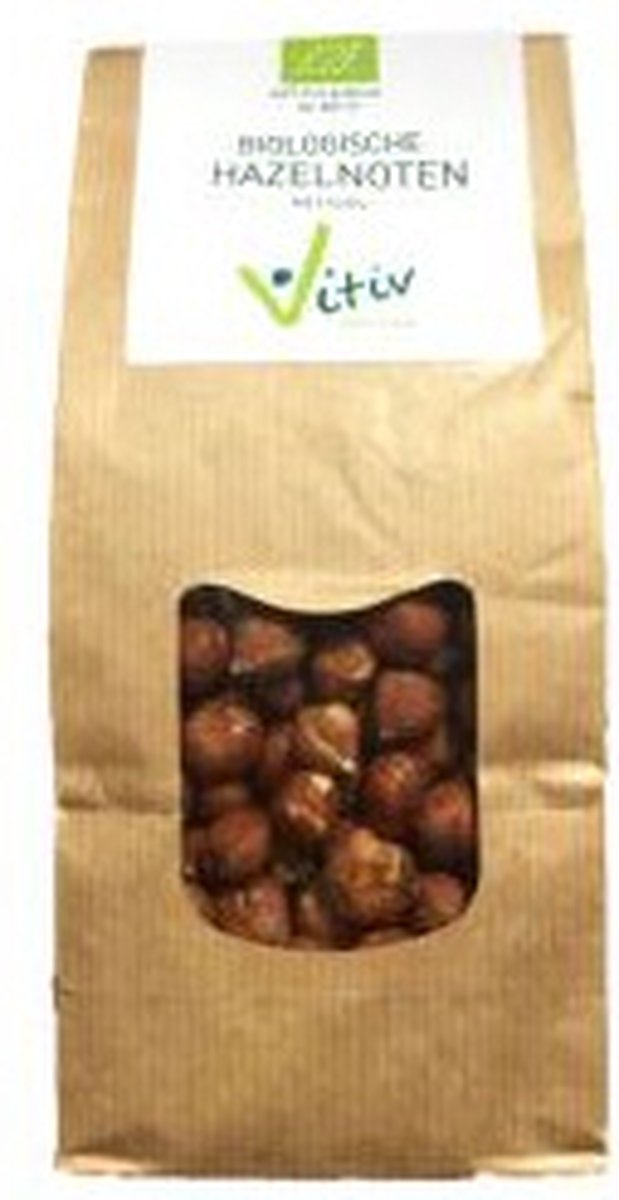 Vitiv Hazelnoten met vlies bio 1 Kilogram