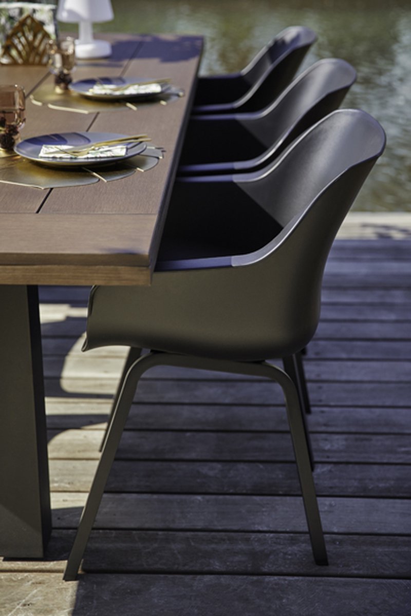 Hartman Sophie Element dining fauteuil baquet - Noir carbone