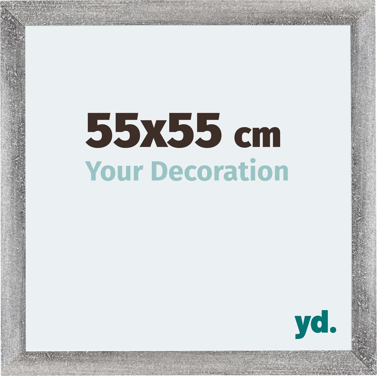 yd. Your Decoration - Fotolijst 55x55 cm - MDF - Grijs Geveegd - Mura