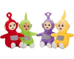 Teletubbies Pluche Knuffel Set 20 cm - 4 stuks - (Po Dipsy Tinky Winky Laa Laa) - Speelgoed knuffelpop voor kinderen jongens meisjes - Tele tubbies knuffels - Plush Toy Baby