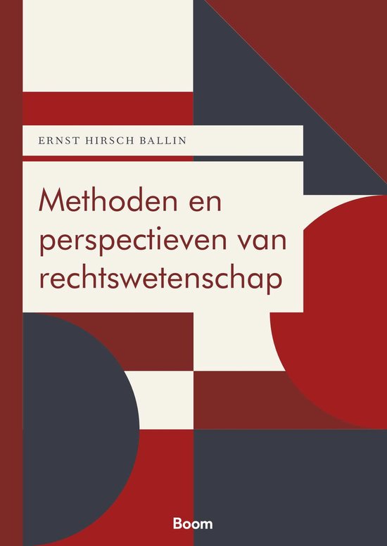 Boom Juridische studieboeken - Methoden en perspectieven van rechtswetenschap