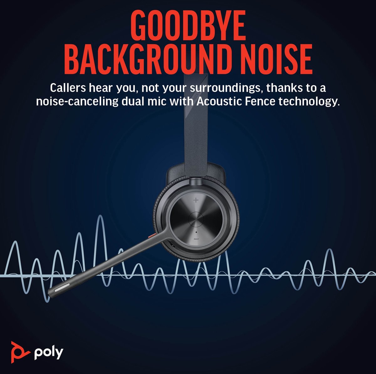 HP Poly Voyager 4310 UC mono headset thumbnail 2