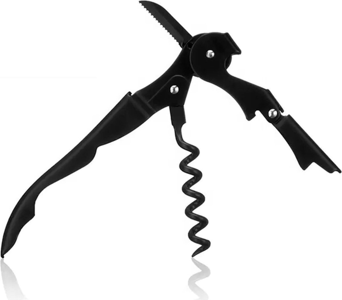 New Age Devi Kurkentrekker Wijnkurkentrekker Barman Multifunctionele Bieropener Kurkentrekker met spiraal Kelners Mes Flesopener Bier Opener Kelnermes