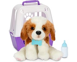 foto van Little Live Pets - My Really Real Puppy Patches - Interactieve Puppy knuffel met hok