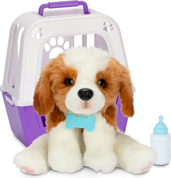 Little Live Pets - My Really Real Puppy Patches - Interactieve Puppy knuffel met hok